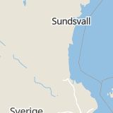 Karta som med röd fyrkant ramar in Resecentrum, Bollnäs, Gävleborgs län