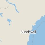 Karta som med röd fyrkant ramar in Ragunda, Jämtlands län