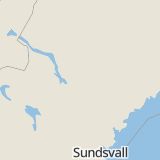 Karta som med röd fyrkant ramar in Fjällsjö, Strömsund, Jämtlands län