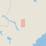 Karta som med röd fyrkant ramar in Parkvägen, Dorotea, Västerbottens län