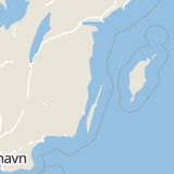 Karta som med röd fyrkant ramar in Norra Fabriksgatan, Oskarshamn, Kalmar län