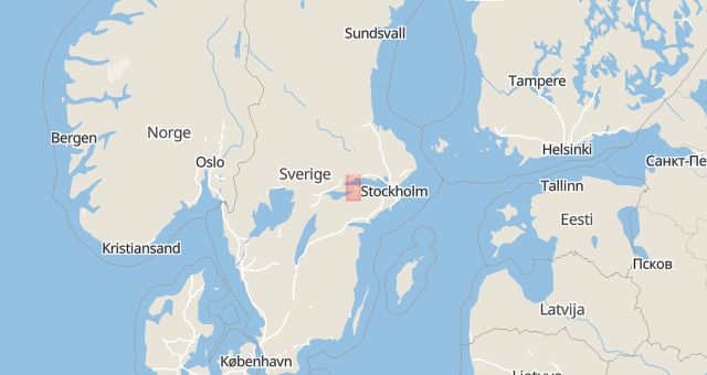 Karta som med röd fyrkant ramar in Folkestaleden, Fågelvägen, Eskilstuna, Södermanlands län