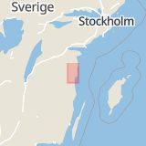Karta som med röd fyrkant ramar in Edsbruk, Västervik, Kalmar län