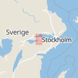 Karta som med röd fyrkant ramar in Tuna Park, Stenby, Eskilstuna, Södermanlands län
