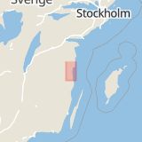 Karta som med röd fyrkant ramar in Almvik, Västervik, Kalmar län