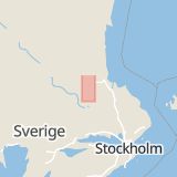 Karta som med röd fyrkant ramar in Torsåker, Hofors, Gävleborgs län