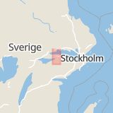 Karta som med röd fyrkant ramar in Hällby, Eskilstuna, Spångagatan, Hörnedalsgatan, Södermanlands län