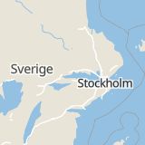 Karta som med röd fyrkant ramar in Tidövägen, Västerås, Västmanlands län