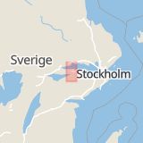 Karta som med röd fyrkant ramar in Kungsgatan, Ståhlbergsvägen, Eskilstuna, Södermanlands län