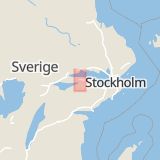 Karta som med röd fyrkant ramar in Tullgatan, Kungsgatan, Eskilstuna, Södermanlands län