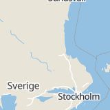 Karta som med röd fyrkant ramar in Åshammar, Sandviken, Gävleborgs län