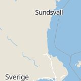 Karta som med röd fyrkant ramar in Kilafors, Bollnäs, Gävleborgs län