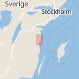 Karta som med röd fyrkant ramar in Hulta, Västervik, Kalmar län
