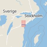 Karta som med röd fyrkant ramar in Ålbergavägen, Nyköping, Södermanlands län