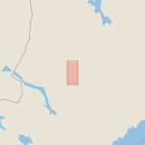 Karta som med röd fyrkant ramar in Lövliden, Vilhelmina, Västerbottens län