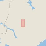 Karta som med röd fyrkant ramar in Gammelbränna, Vilhelmina, Västerbottens län