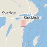 Karta som med röd fyrkant ramar in Vrena, Nyköpings Kommun, Nyköping, Södermanlands län