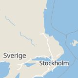 Karta som med röd fyrkant ramar in Hedåsen, Sandviken, Gävleborgs län