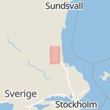 Karta som med röd fyrkant ramar in Ockelbo, Gävleborgs län