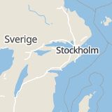 Karta som med röd fyrkant ramar in Malmköping, Flen, Södermanlands län