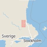 Karta som med röd fyrkant ramar in Smassens Väg, Sandviken, Gävleborgs län