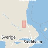 Karta som med röd fyrkant ramar in Gävlevägen, Circle K, Sandviken, Gävleborgs län