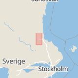 Karta som med röd fyrkant ramar in Högbo, Sandviken, Gävleborgs län