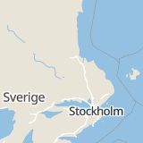 Karta som med röd fyrkant ramar in Gysingsstigen, Sandviken, Gävleborgs län