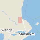 Karta som med röd fyrkant ramar in Bovik, Sandviken, Gävleborgs län