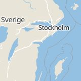 Karta som med röd fyrkant ramar in Bergshammar, Nyköping, Södermanlands län