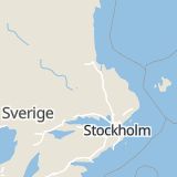 Karta som med röd fyrkant ramar in Tärnsjö, Heby, Uppsala län