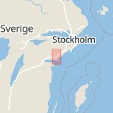 Karta som med röd fyrkant ramar in Eskilstuna, Hargsvägen, Nyköping, Södermanlands län