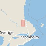 Karta som med röd fyrkant ramar in Gävle, Hedesunda, Malmberget, Gävleborgs län