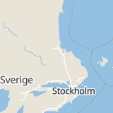 Karta som med röd fyrkant ramar in Hedesunda, Gävle, Gävleborgs län