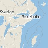 Karta som med röd fyrkant ramar in Mariebergsvägen, Nyköping, Södermanlands län