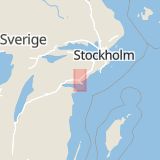 Karta som med röd fyrkant ramar in Eskilstuna, Sköldinge, Katrineholm, Östra Storgatan, Nyköping, Södermanlands län