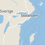 Karta som med röd fyrkant ramar in Lennings Väg, Isaksdal, Nyköping, Södermanlands län