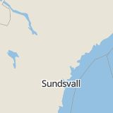 Karta som med röd fyrkant ramar in Stenstan, Sörberge, Timrå, Österforse, Långsele, Sollefteå Kommun, Västernorrlands län