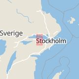 Karta som med röd fyrkant ramar in Tosteröbron, Strängnäs, Södermanlands län