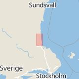 Karta som med röd fyrkant ramar in Bergby, Gävle, Gävleborgs län
