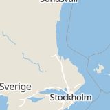 Karta som med röd fyrkant ramar in Durovägen, Hagaström, Gävle, Gävleborgs län