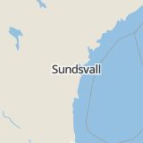 Karta som med röd fyrkant ramar in Västernorrland, Sundsvall, Kvissleby, Sollefteå, Junsele, Runsvik, Västernorrlands län