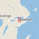 Karta som med röd fyrkant ramar in Södermanland, Järnvägsgatan, Nyköping, Mellösa, Malmby, Södermanlands län