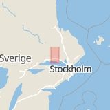 Karta som med röd fyrkant ramar in Korsbacken, Uppsala, Uppsala län