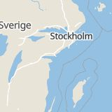 Karta som med röd fyrkant ramar in Esplanaden, Oxelösund, Södermanlands län