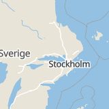 Karta som med röd fyrkant ramar in Bergvreten, Enköping, Uppsala län