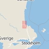 Karta som med röd fyrkant ramar in Vändkretsen, Gävle, Gävleborgs län