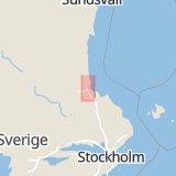 Karta som med röd fyrkant ramar in Stigslund, Gävle, Gävleborgs län