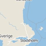 Karta som med röd fyrkant ramar in Söderbågen, Gävle, Gävleborgs län