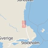 Karta som med röd fyrkant ramar in Stigslund, Gävle, Gävleborgs län